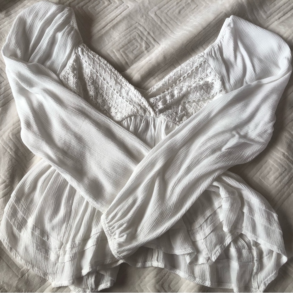 White Peasant Blouse